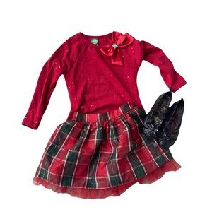 Girl’s Top and Skirt Size 4